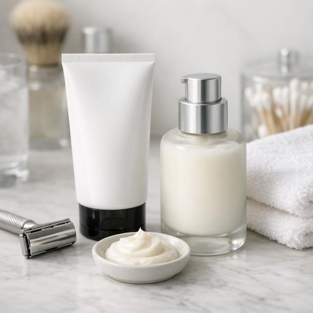 After shave balm collection for soothing hydration after shaving