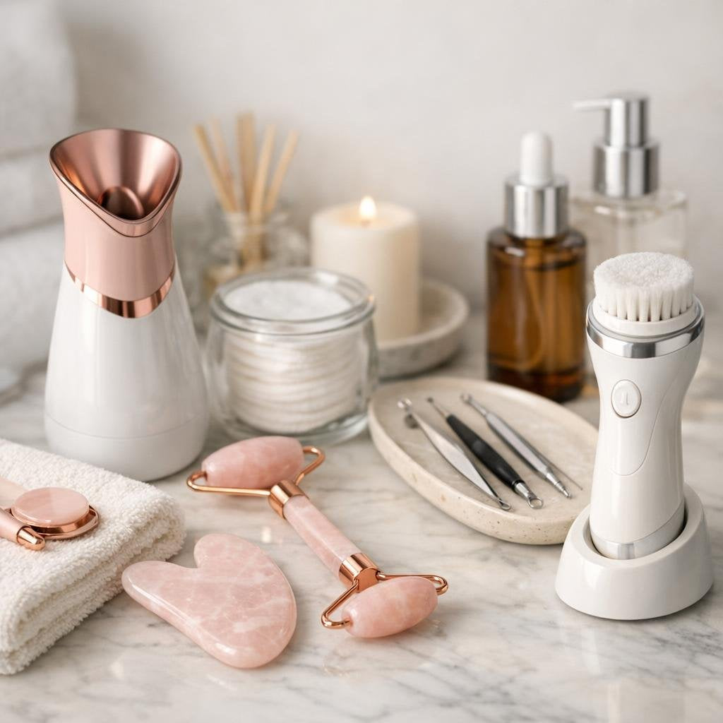 Beauty tools and accessories for nails, skin and makeup