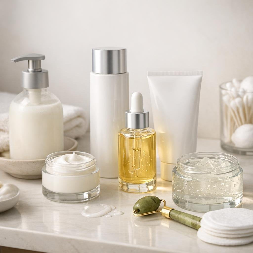 Personal care essentials for skin, hair, hands, and lips