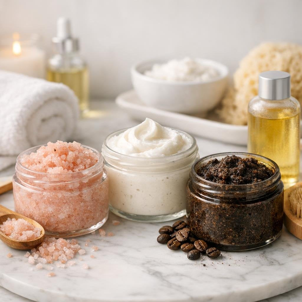 Body scrubs and treatments for smoother, softer skin