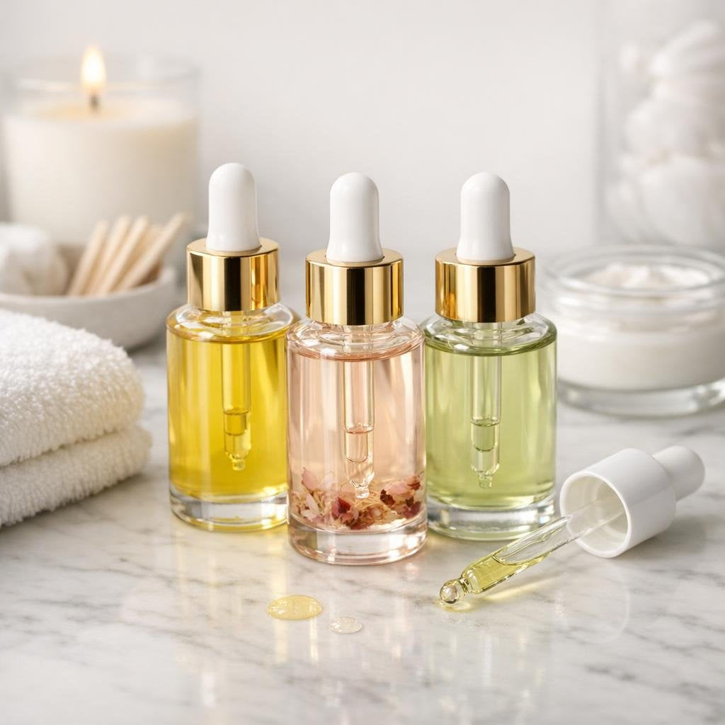 Cuticle oils for hydrated cuticles and neat nails