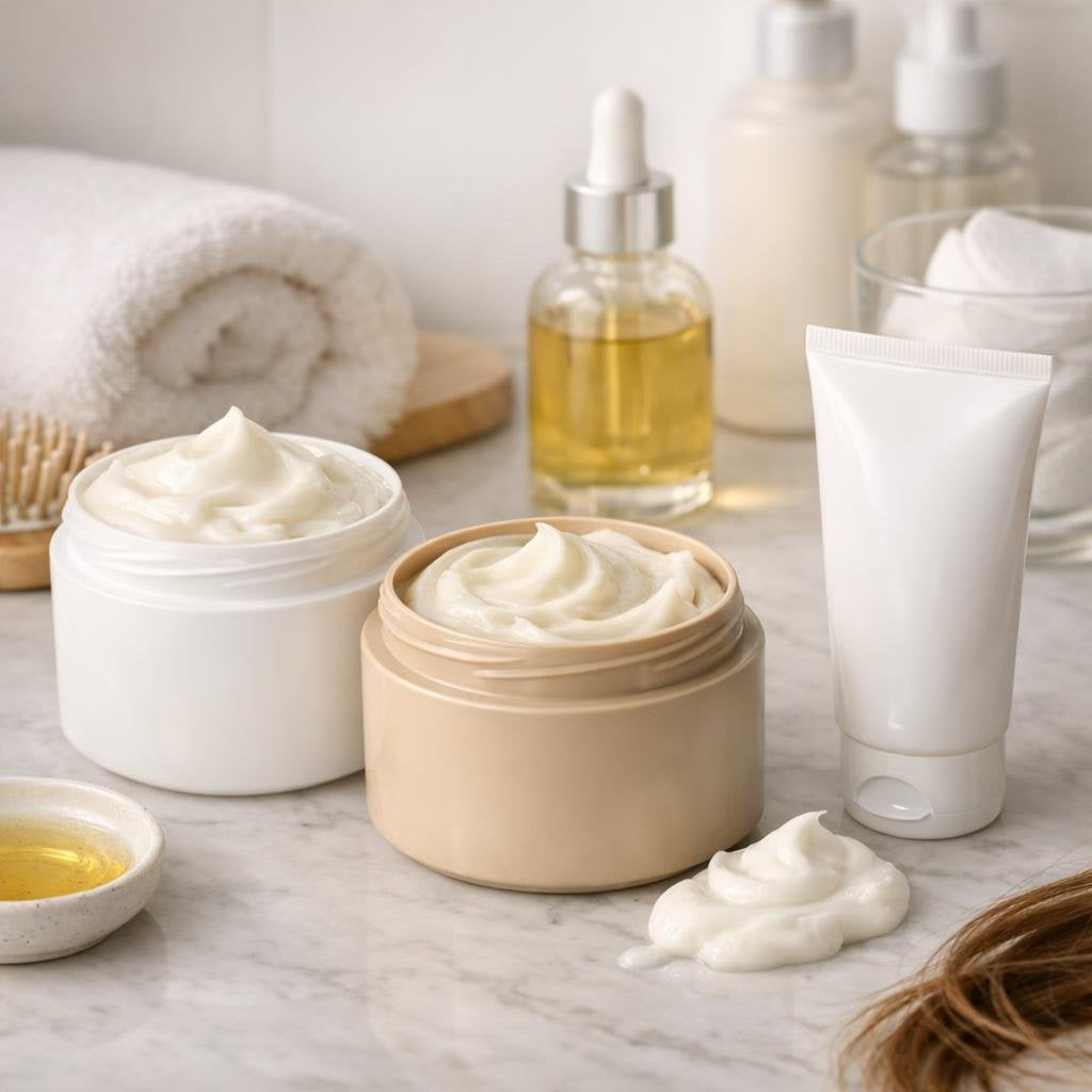 Deep hair conditioner masks for dry, damaged hair
