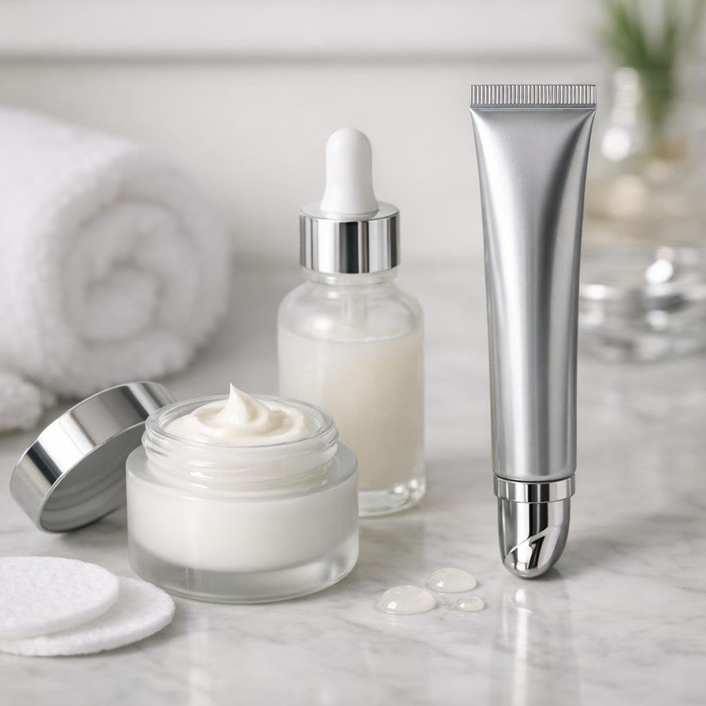 Under-eye creams and serums for puffiness and hydration