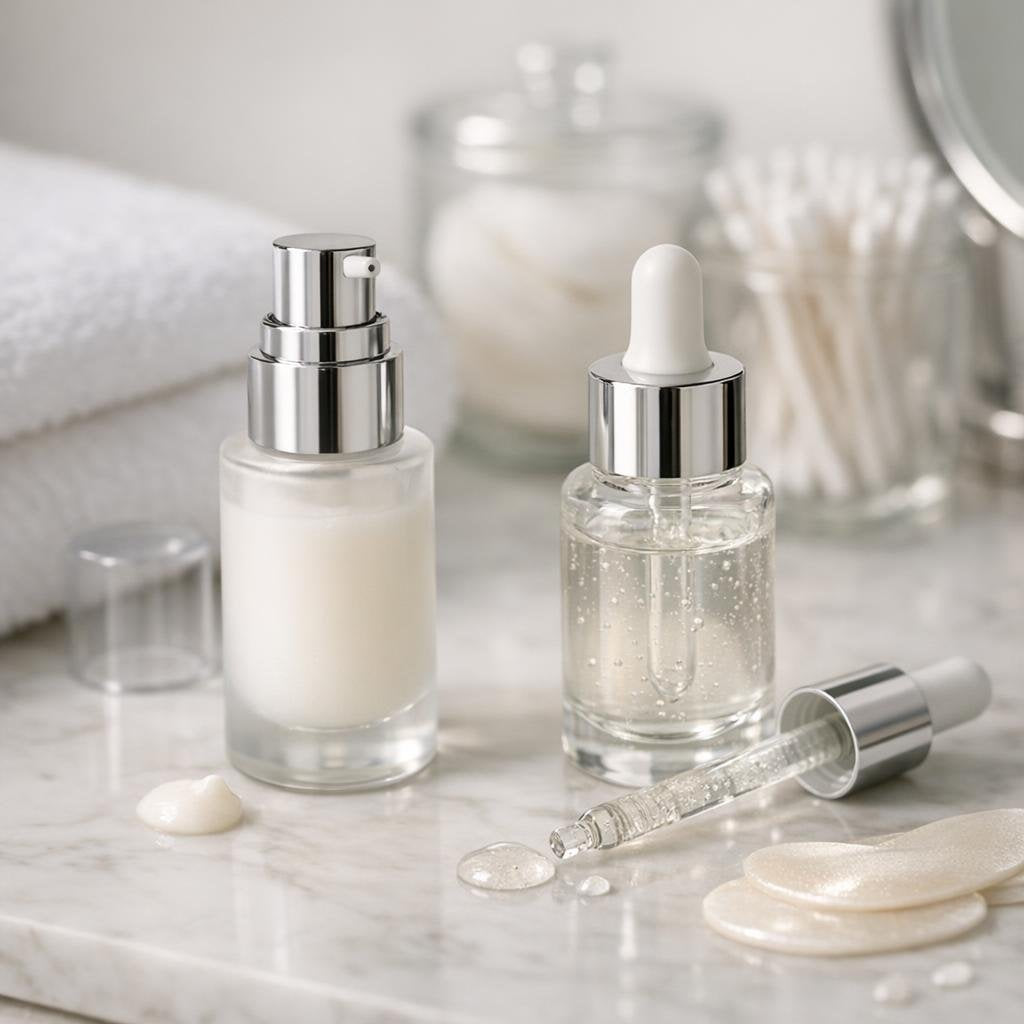 Eye treatment serums for dark circles and fine lines