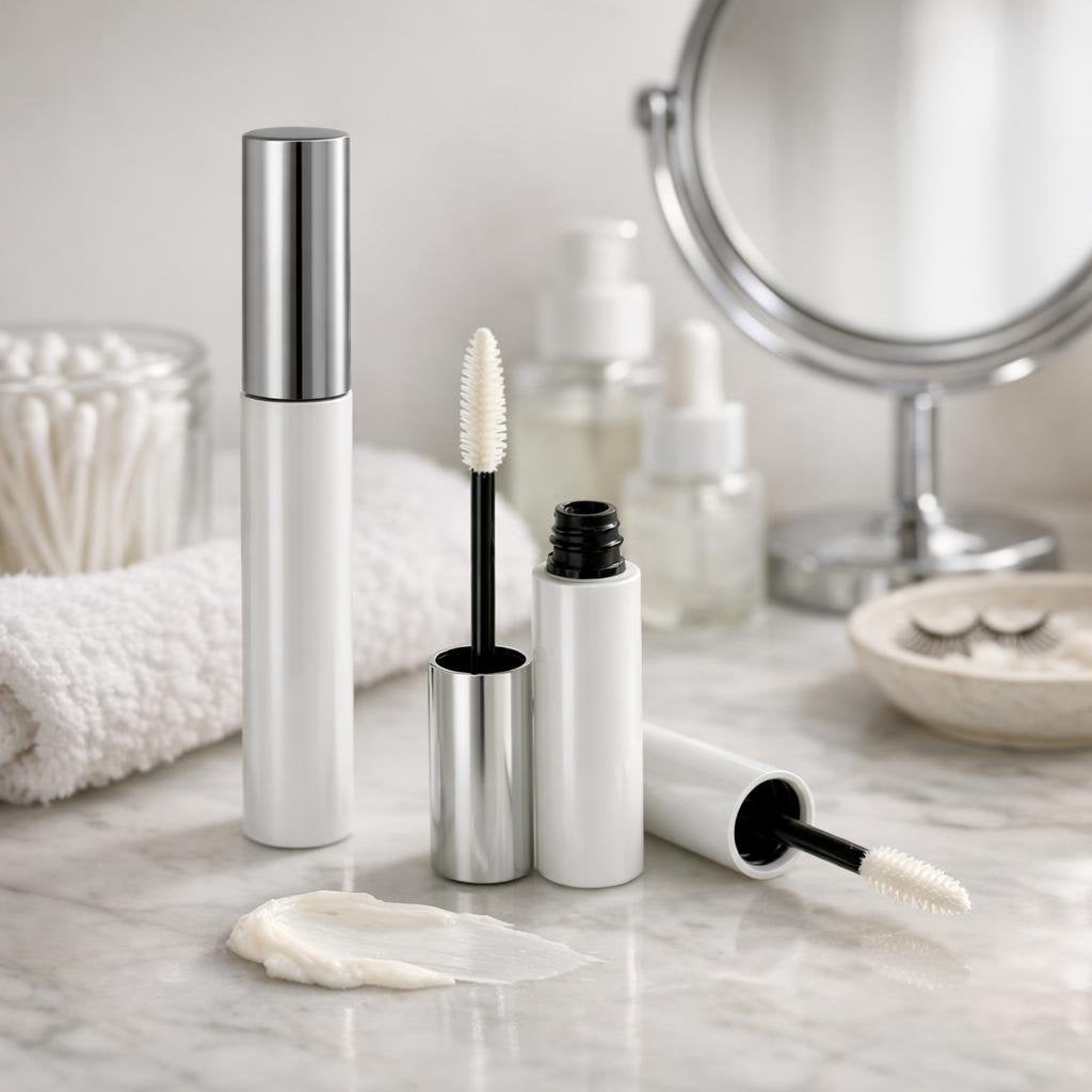 Eyelash primer bottles for clean lash extension prep
