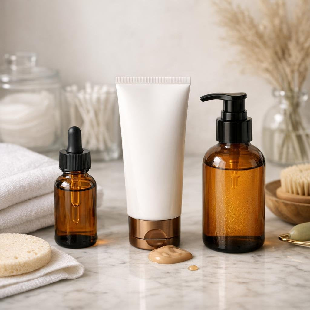 Facial self tanners for an even, natural glow