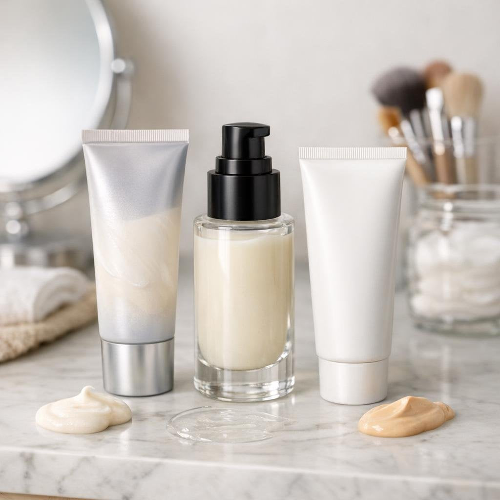 Foundation primers that smooth skin and extend wear