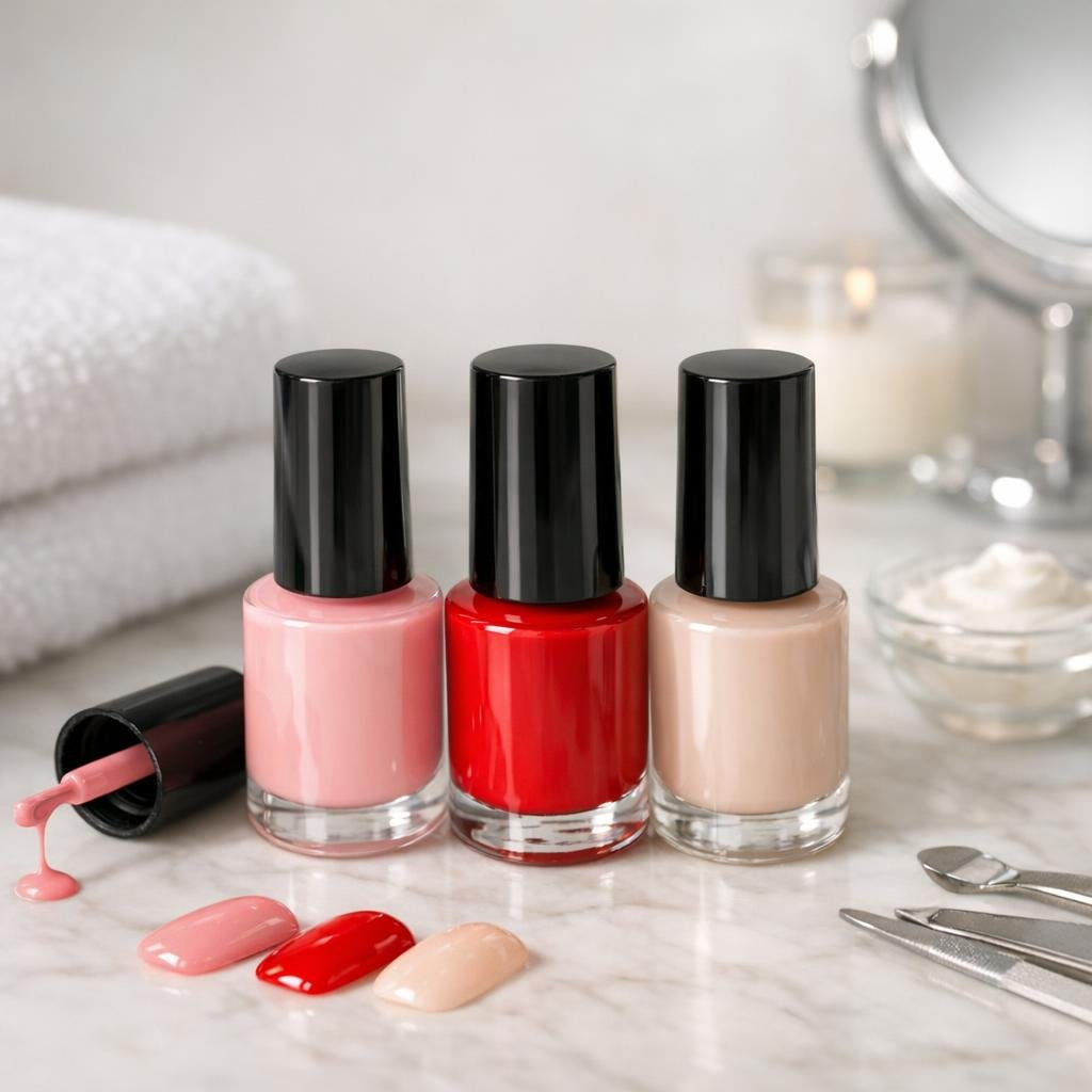 High-shine gel nail polish shades ready to cure