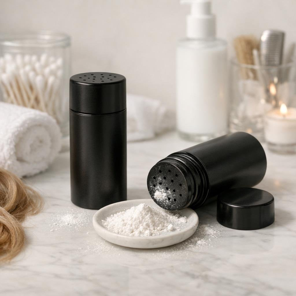 Root lifting powder adds volume and grip at roots