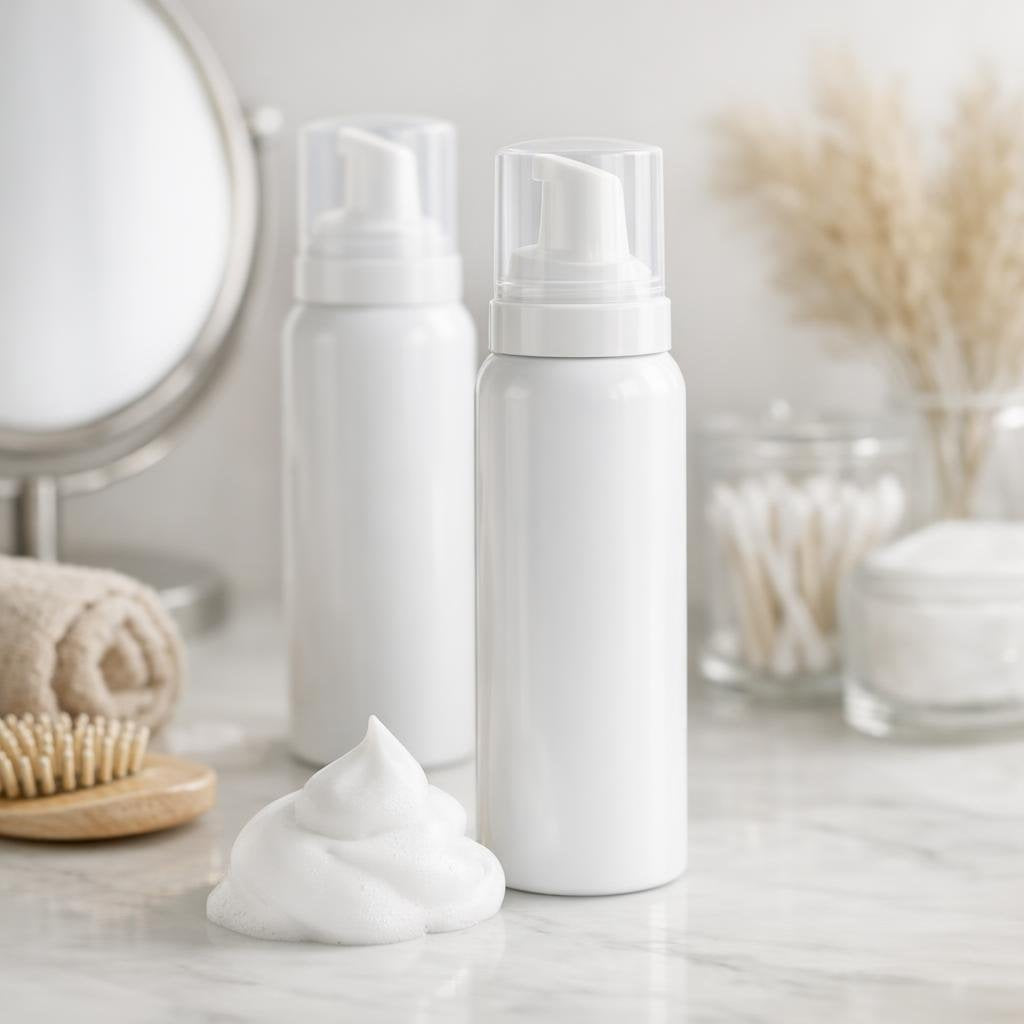 Hair styling mousse for volume, curls, and flexible hold