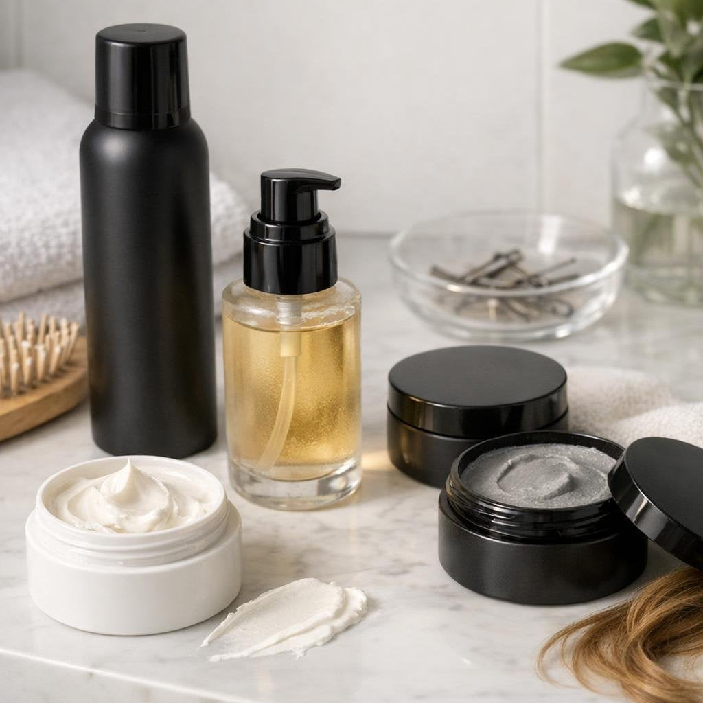 Hair styling essentials for hold, volume, and frizz control