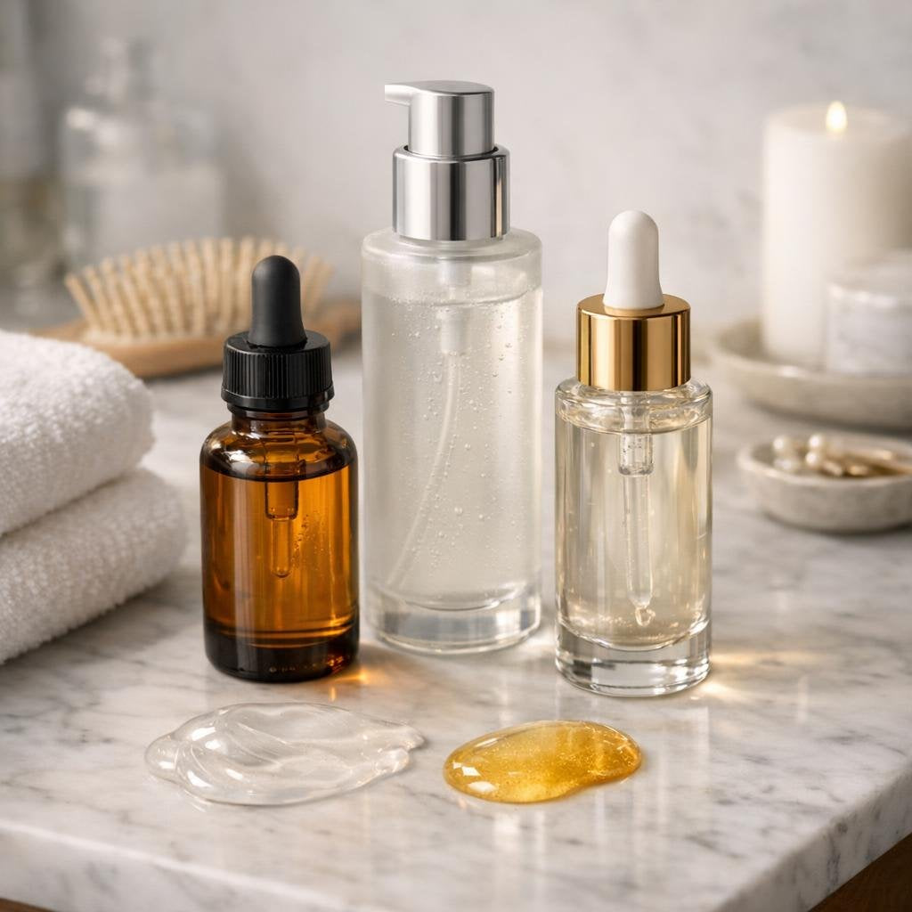 Hair styling serums for smooth shine and frizz control