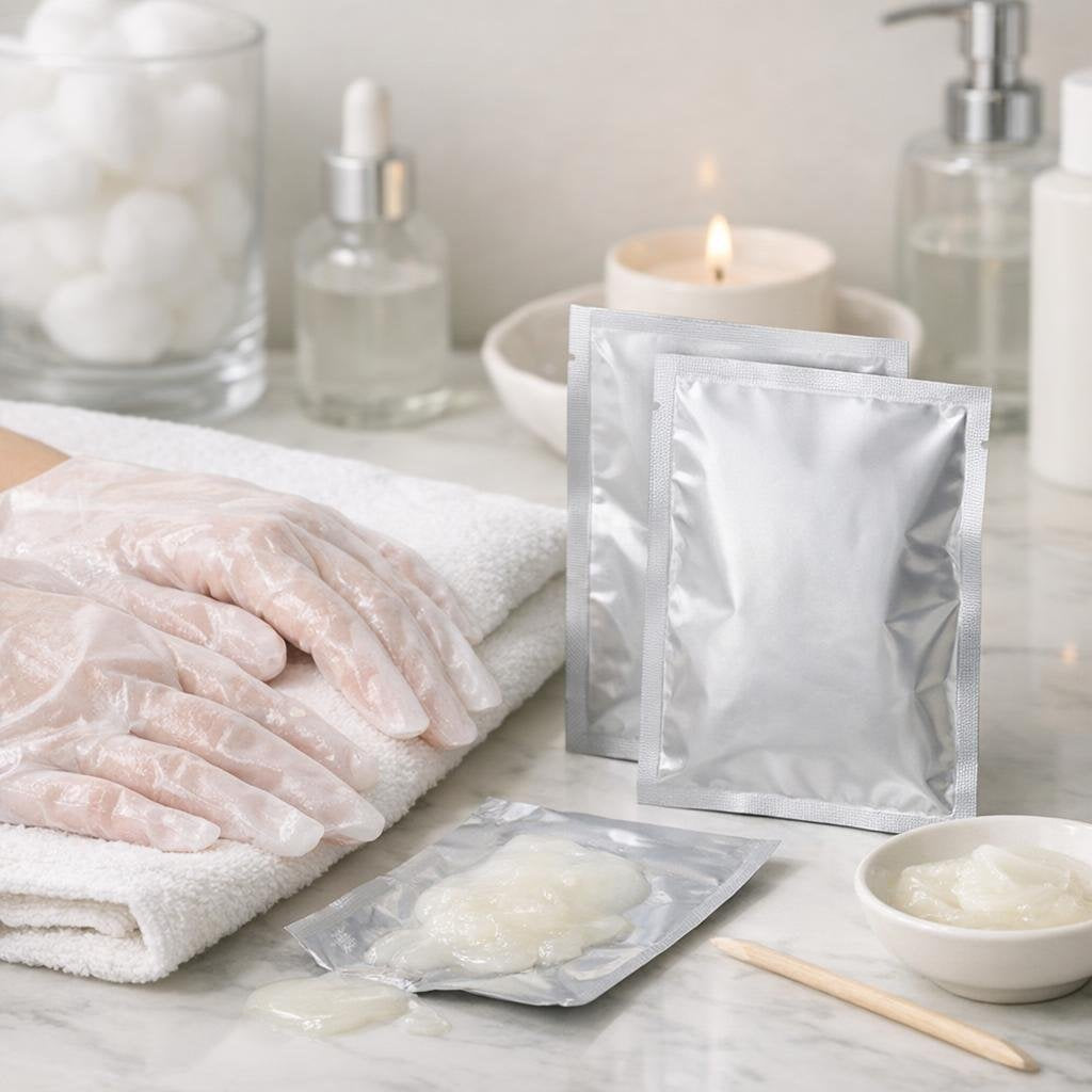 Hydrating glove hand masks for dry skin relief