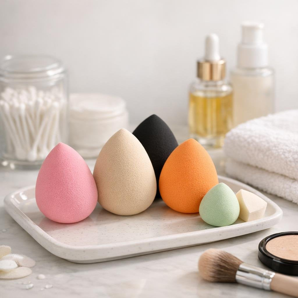 Makeup blender sponges for smooth foundation and concealer