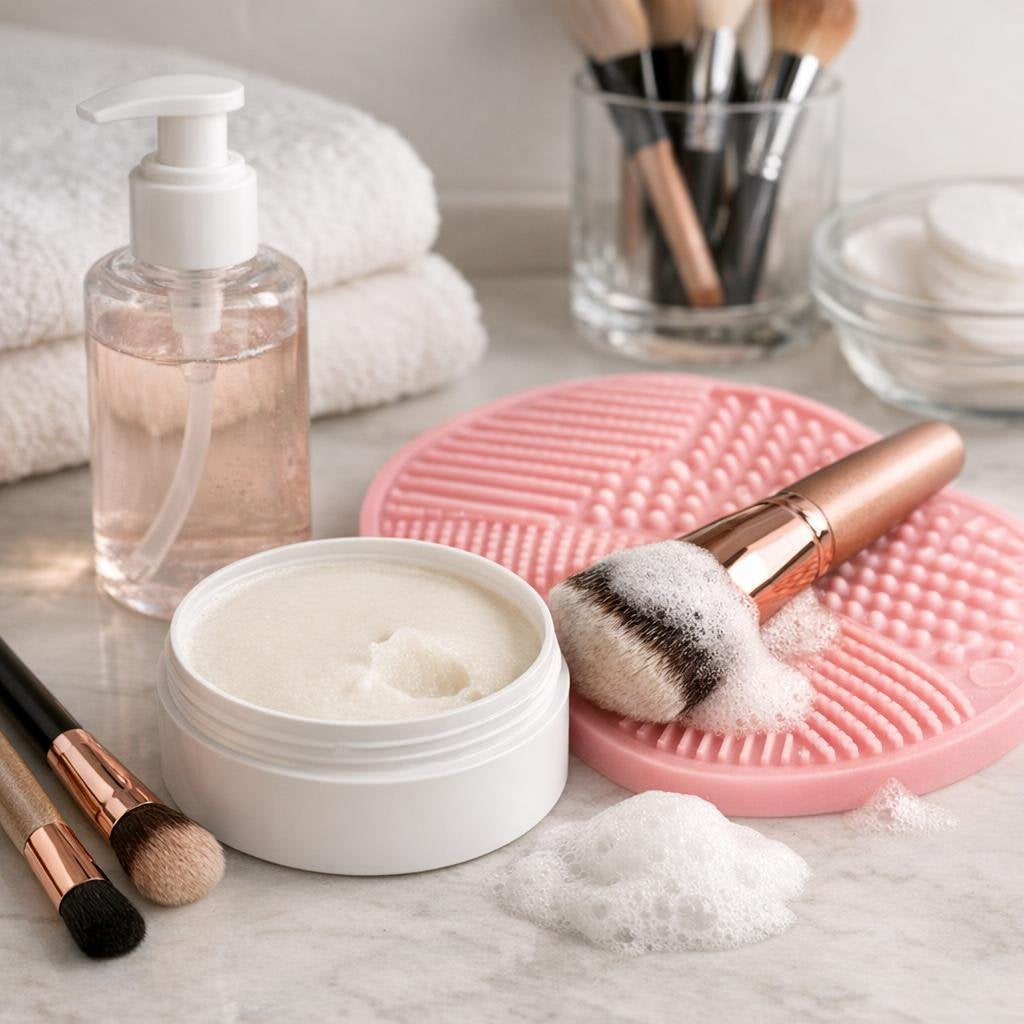 Makeup brush cleaners for quick and deep cleansing