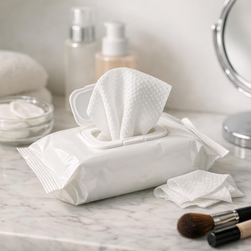Makeup cleansing wipes for quick, gentle makeup removal