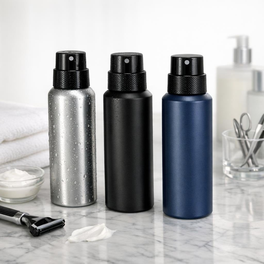 Men’s body spray bottles for fresh daily fragrance