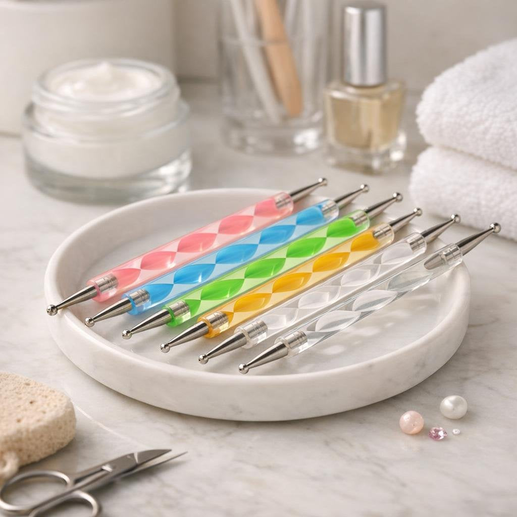 Multi-size nail dotting tools for precise nail art