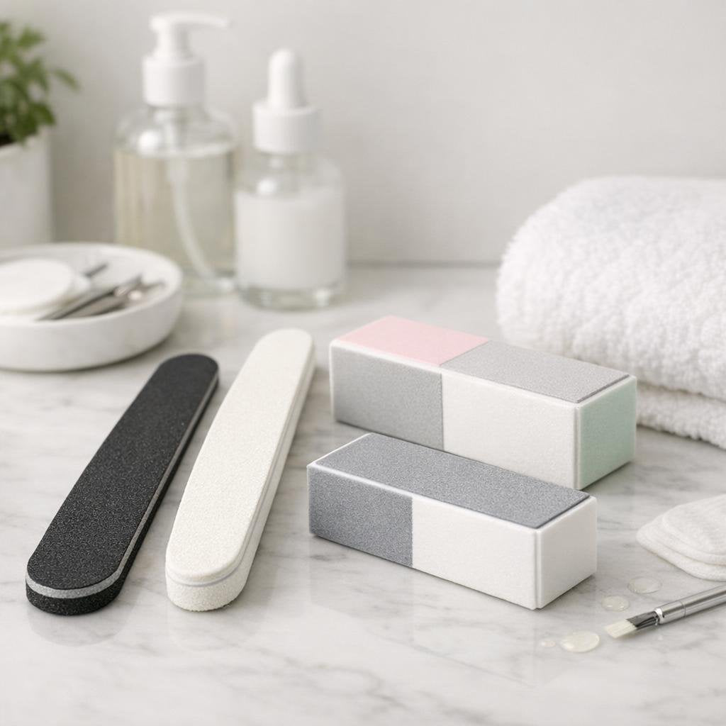 Nail files and buffers for smooth shaping