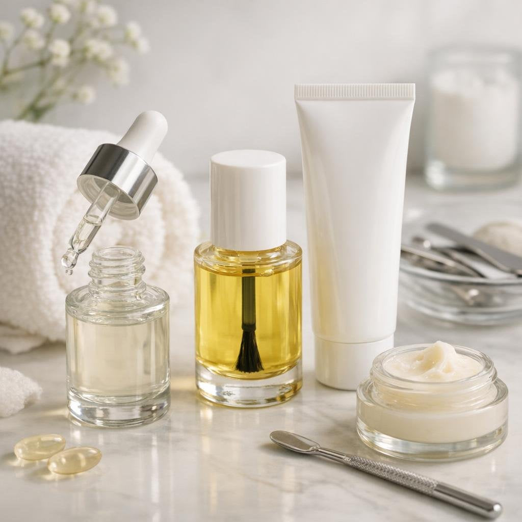 Nail growth formulas for stronger natural nails
