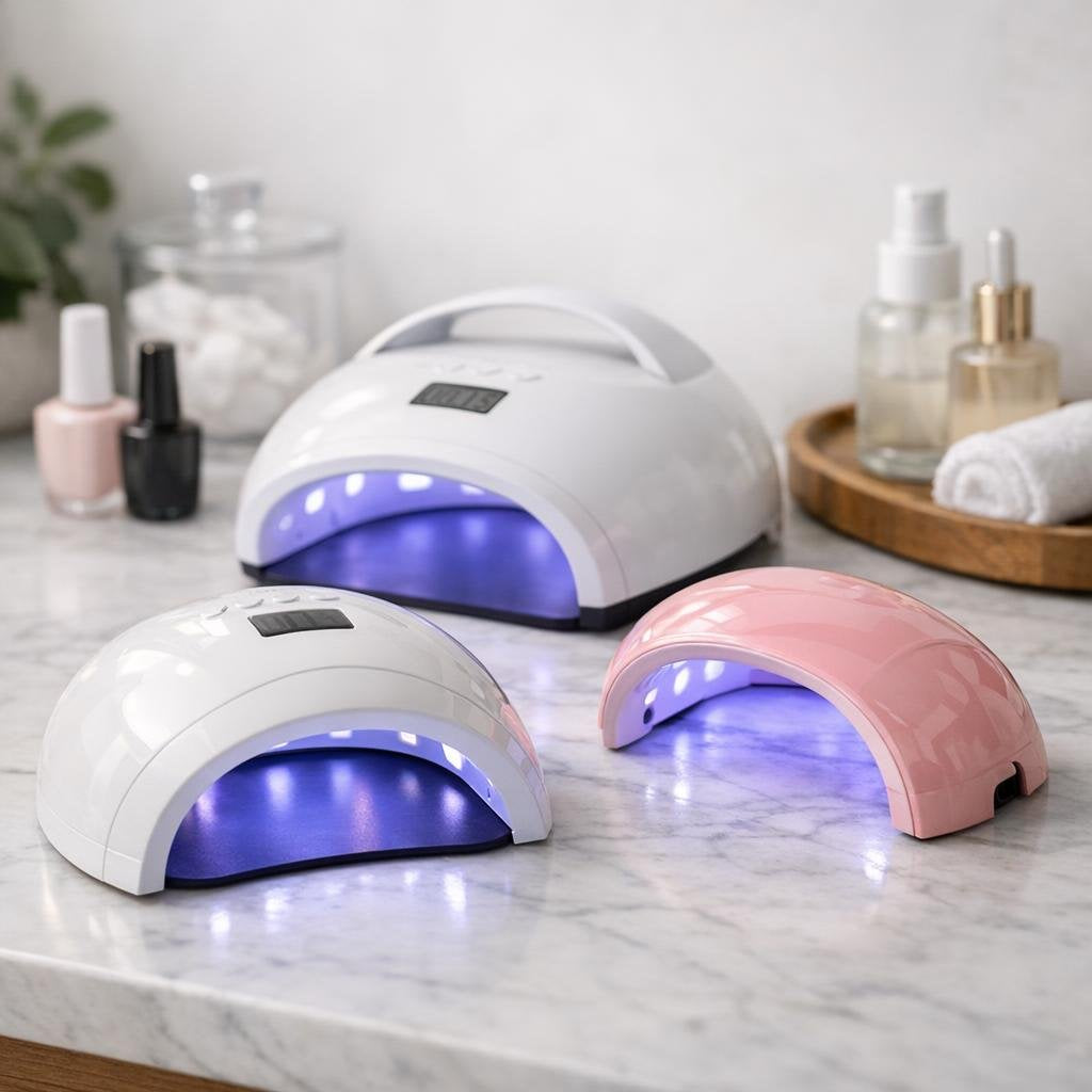 UV/LED nail lamp curing gel polish evenly