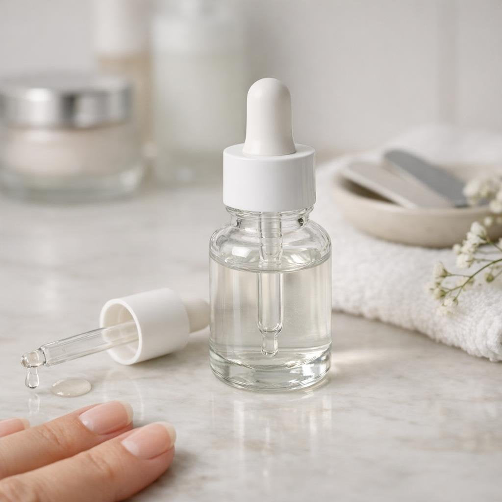 Nail thickening solution for thin, bendy natural nails