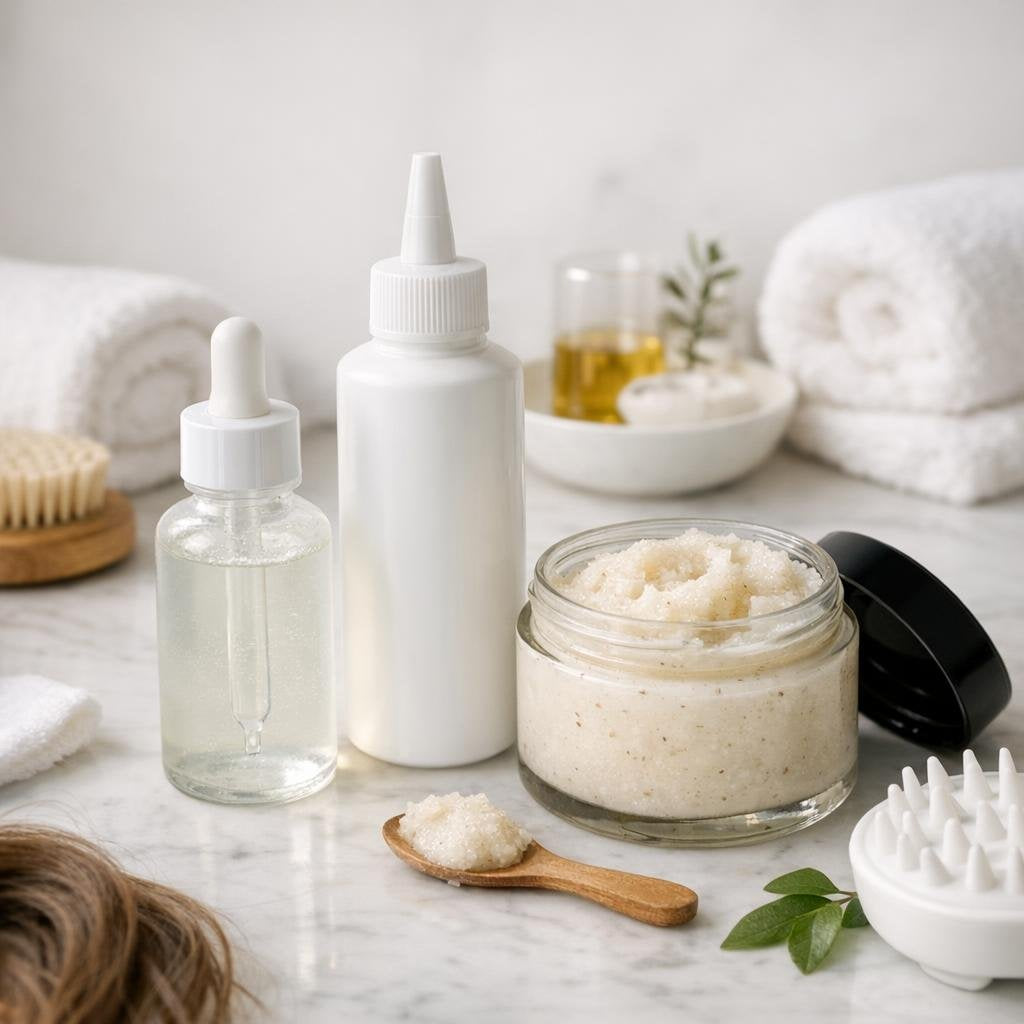 Professional scalp treatments for buildup and dry scalp comfort