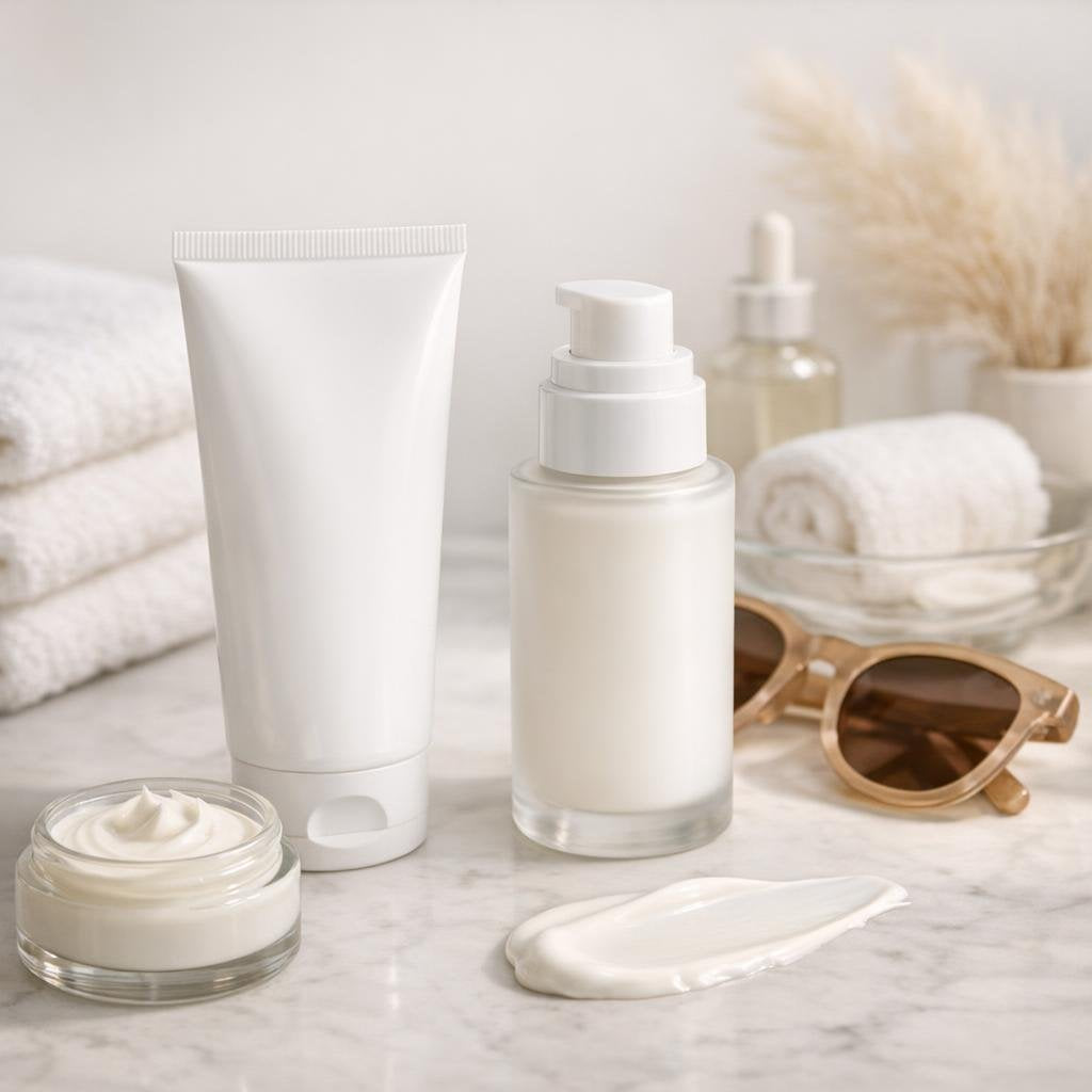 Broad-spectrum SPF sun protection skin care essentials