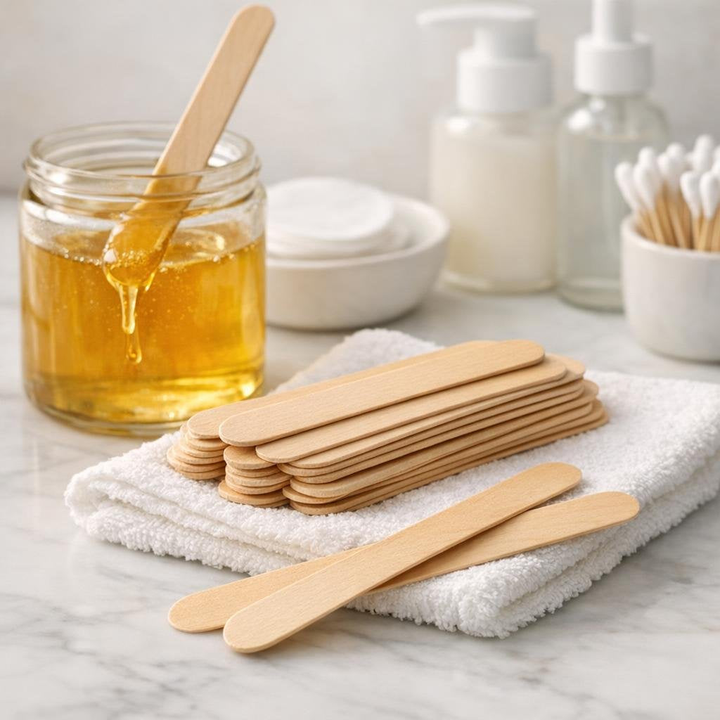 Disposable waxing spatulas for smooth, precise wax application