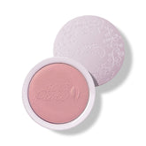 100% PURE Powder Blush Chiffon compact shows a fruit-pigmented rosy glow for natural enhancement.