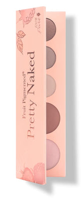 100% PURE Pretty Naked compact open for on-the-go nude eye looks.