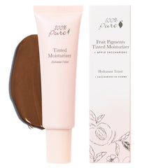 100% PURE Tinted Moisturizer cocoa light bottle for a natural glow