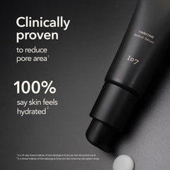 107 VinBiome Retinal Serum texture swirl demonstrating smooth, easy spread