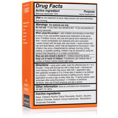 111MedCo BPO bar close-up shows fragrance-free formula for sensitive skin.