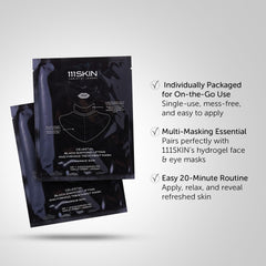 Box of 111SKIN Black Diamond Neck Masks showing five individually wrapped patches.