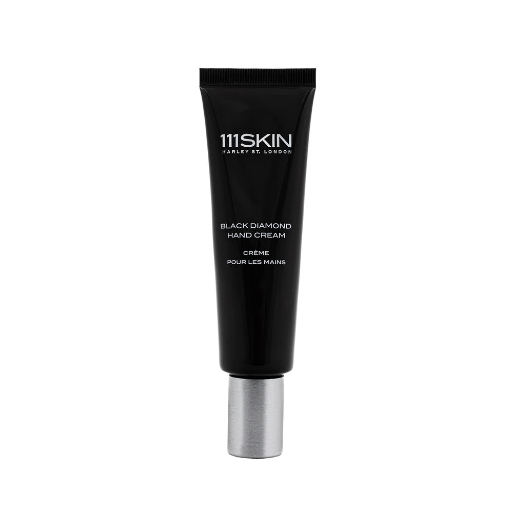 111SKIN Celestial Black Diamond Hand Cream bottle delivering deep hydration.