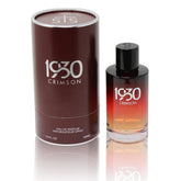 1930S Crimson bottle front view shows a timeless masculine design for everyday confidence.