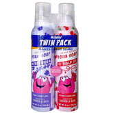 1MSR B'ubble foam soap twin pack with rotating colors for varied scents