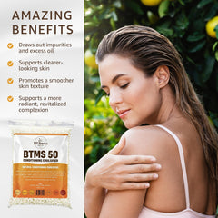 33RD PARALLEL BTMS 50 product label indicating premium cosmetic grade