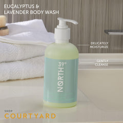 39° North hotel-inspired bathroom scene suggesting premium spa at home