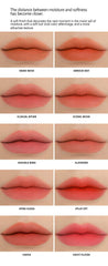 3CE Blur Water Tint watery application demonstrating light tint on lips.