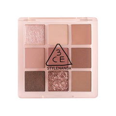 3CE Some DEF Pearl Glow palette close-up shows shimmering pigment for radiant looks