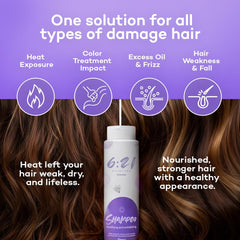 621 Haircare onion rosemary shampoo pour—inviting lather for daily use