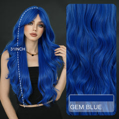 7JHH WIGS heat resistant synthetic fiber wig with flexible styling options