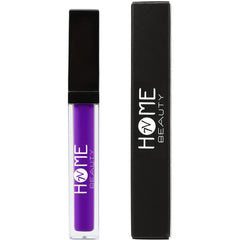 7V HOME BEAUTY Purple Matte Lipstick 744 applicator closeup demonstrates smooth application and pigment