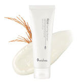 9 Wishes Rice Foaming Cleanser bottle—gentle daily cleanse for all skin types.