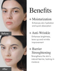 9 Wishes VB Ultimate Tone-Up Cream makeup base swatch for even skin tone.
