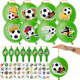 91BALLOONS soccer punch balloon green 18-inch ready for party games