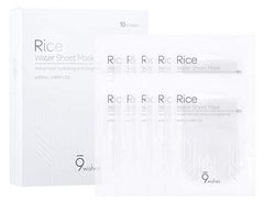 9 Wishes Rice Water Mask 11-sheets pack for refreshing hydration