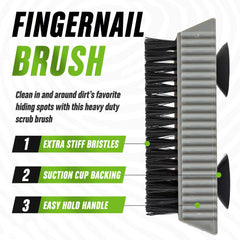 Grip Clean pumice-clay formula delivers deep cleaning without solvents.
